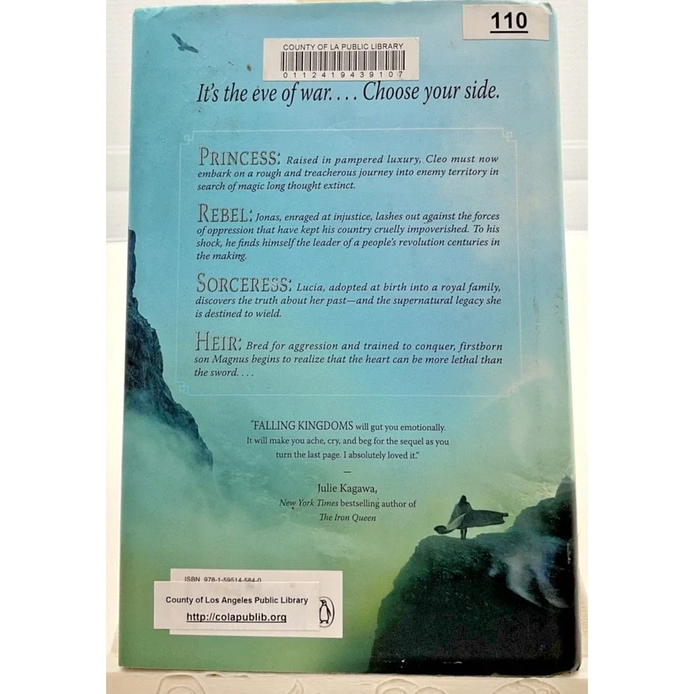 Falling Kingdoms by Morgan Rhodes Hardcover Fantasy Novel‎